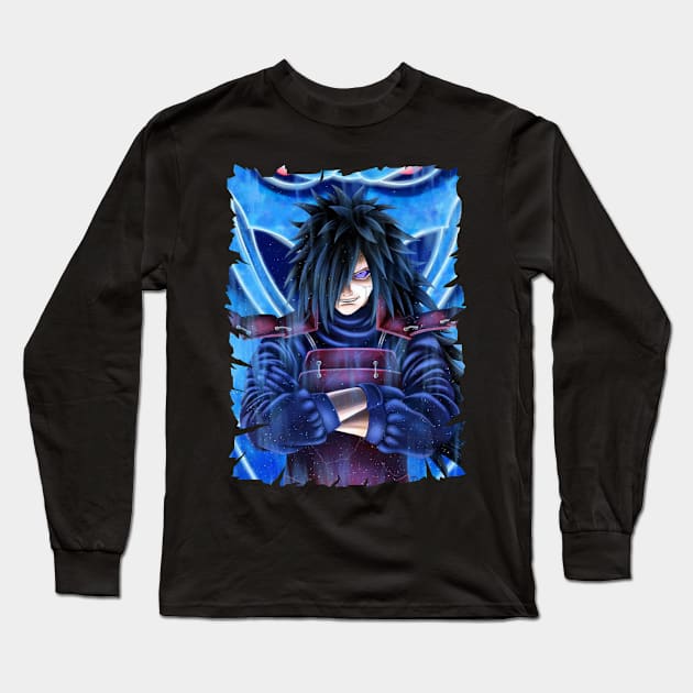 MADARA UCHIHA MERCH VTG Long Sleeve T-Shirt by funnymushroomz